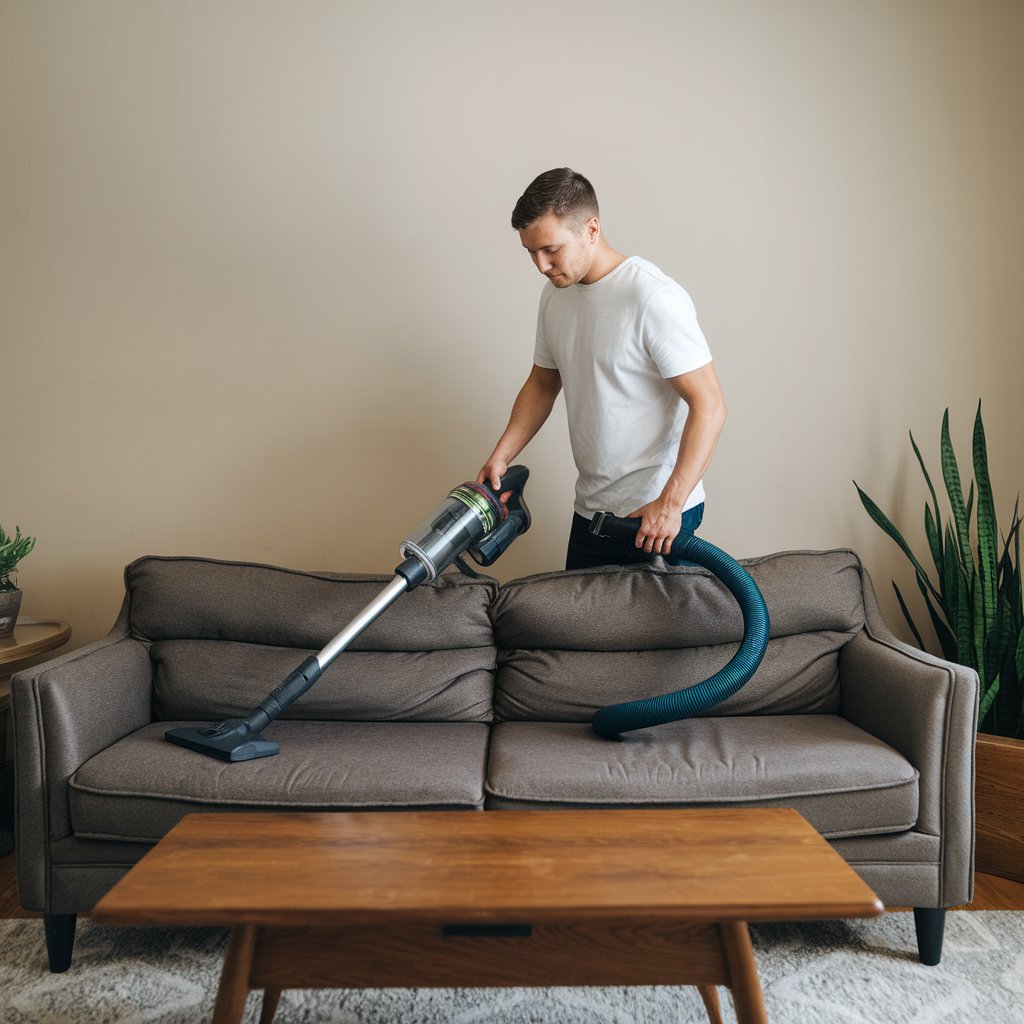 clean a fabric couches at home