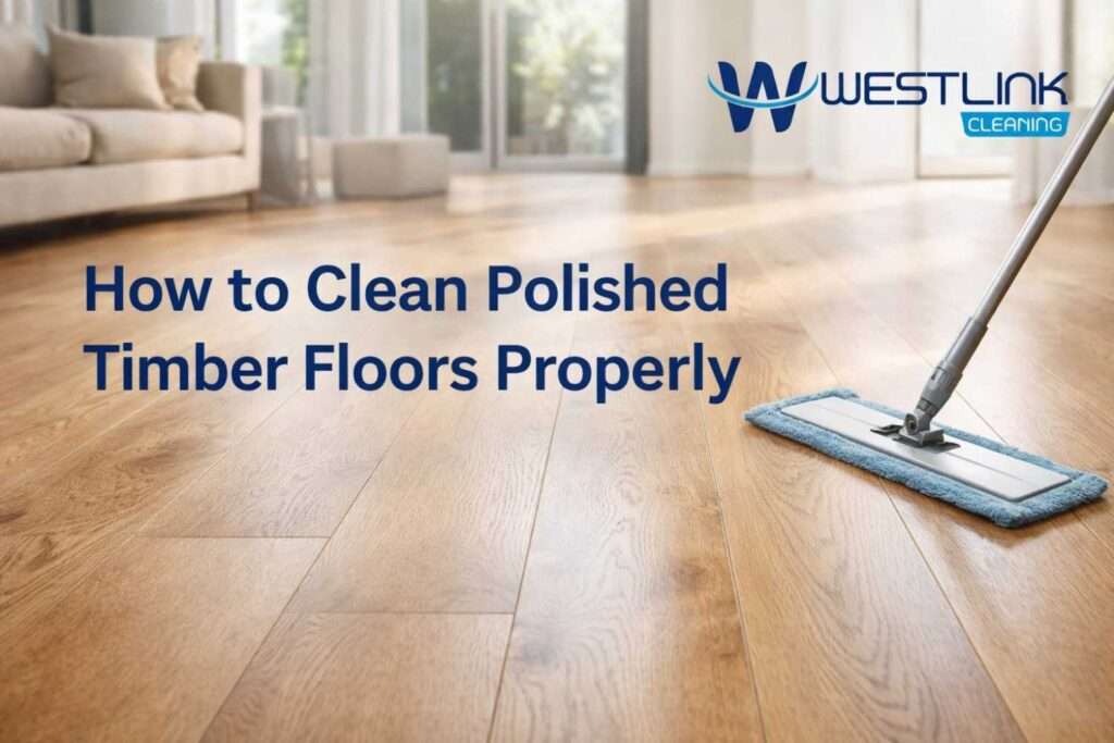How to clean polished timber floors properly in a modern home with a microfiber mop