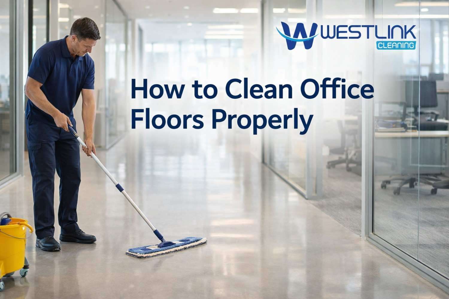 Work Floor Clean Example How to Clean Office Floors Properly | Westlink Cleaning Services