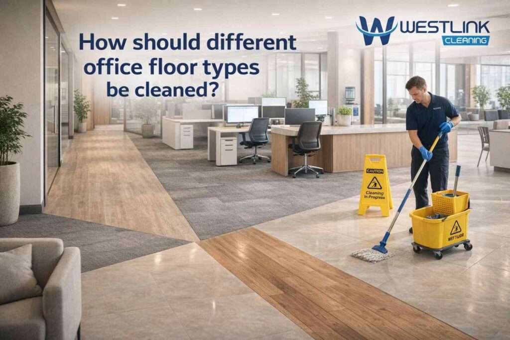Work Floor Clean Example How to Clean Office Floors Properly | Westlink Cleaning Services