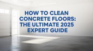 How to Clean Concrete Floors: The Ultimate 2025 Expert Guide