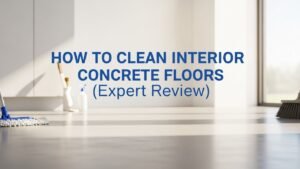 How to Clean Interior Concrete Floors (Expert Review)