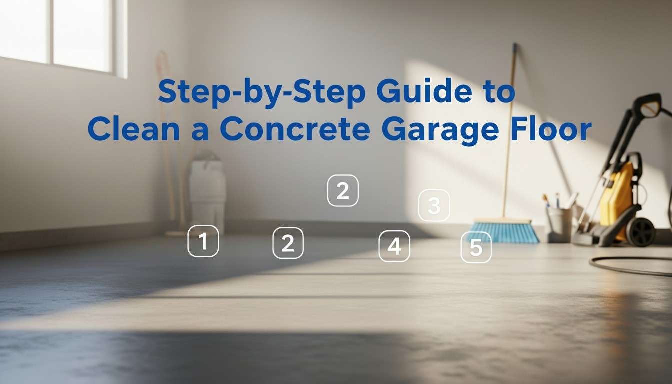 How to Clean Concrete Garage Floor Complete 2025 Guide