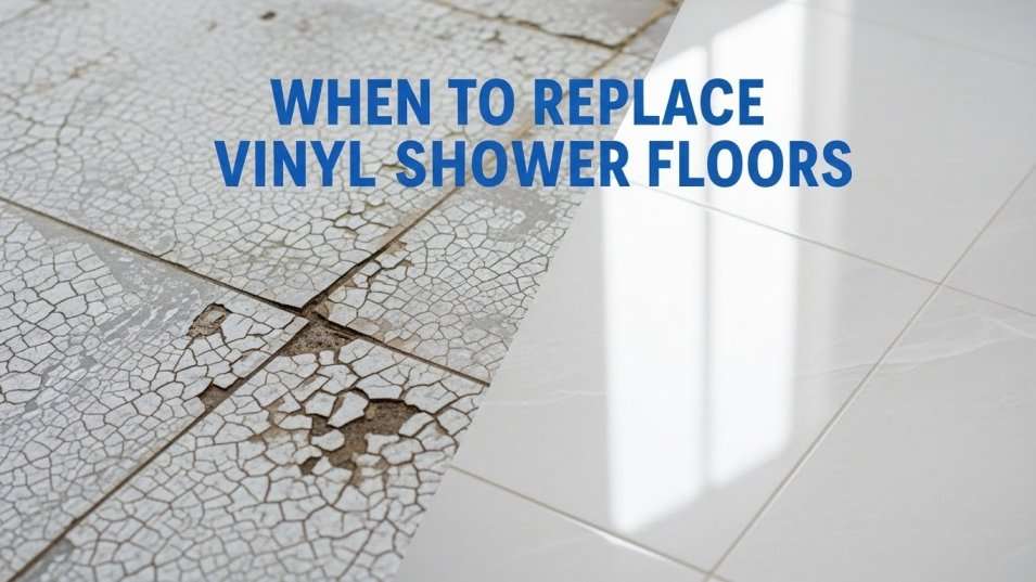 when to replace vinyl shower floors.