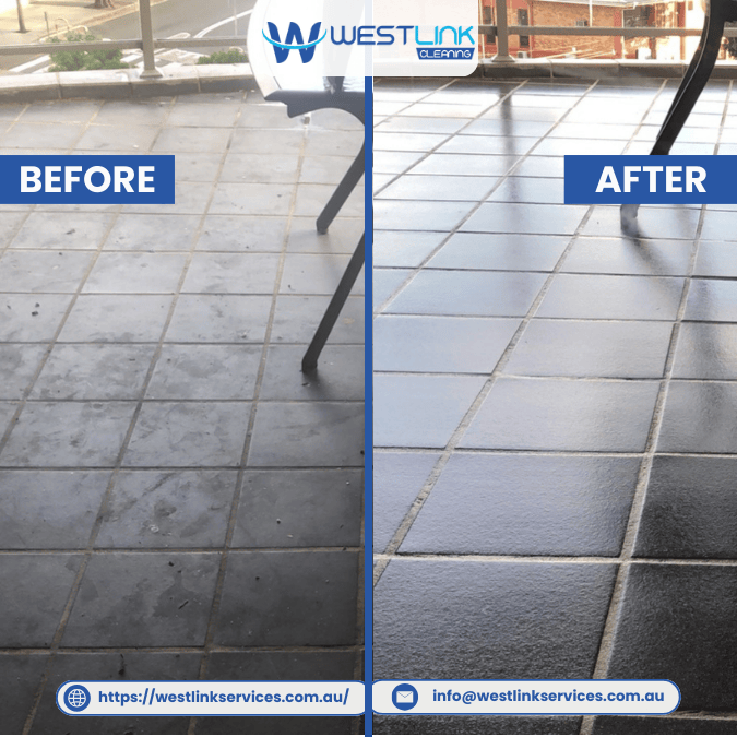 Balcony Pressure Cleaning Before & After