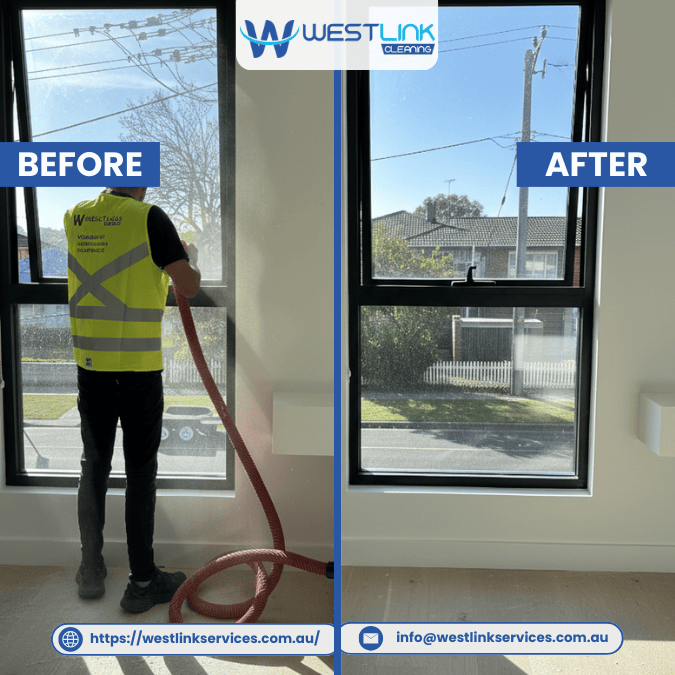 Commercial Window Pressure Cleaning Before & After