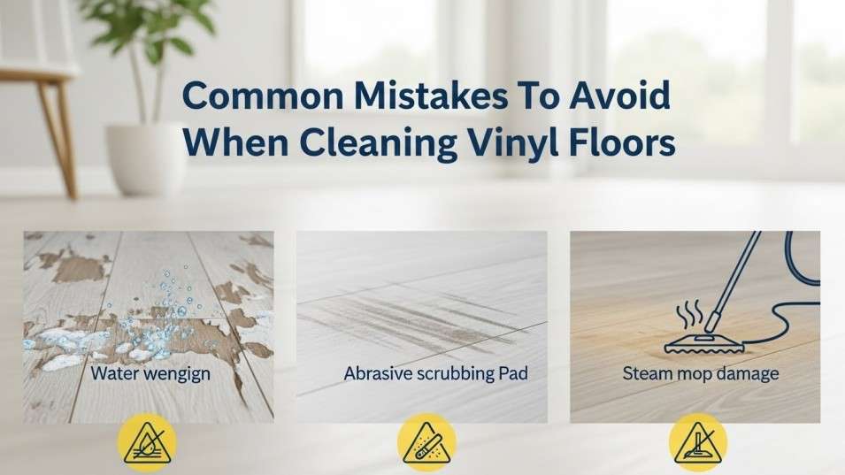 Common vinyl floor cleaning mistakes
