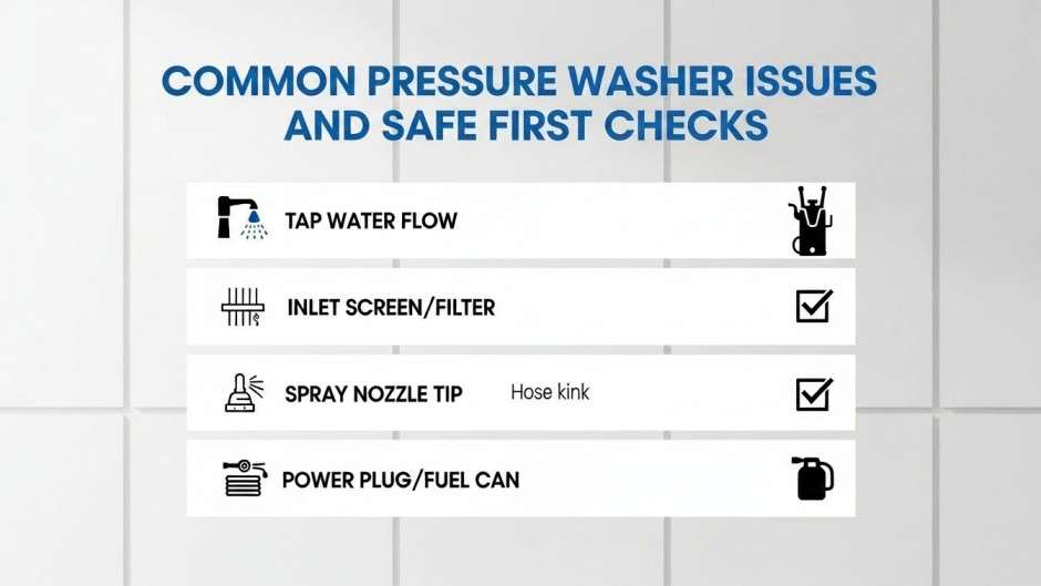 Common Power Washer Problems: Basic Troubleshooting Guide 2026