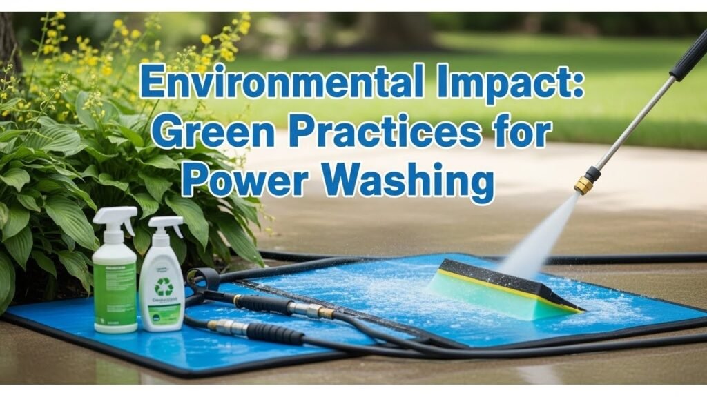 Eco-friendly power washing practices