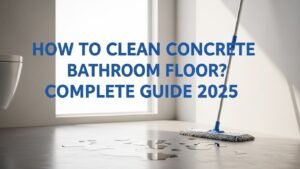 How to Clean Concrete Bathroom Floor? Complete Guide 2025