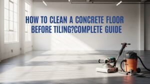 How to Clean a Concrete Floor Before Tiling? Complete Guide