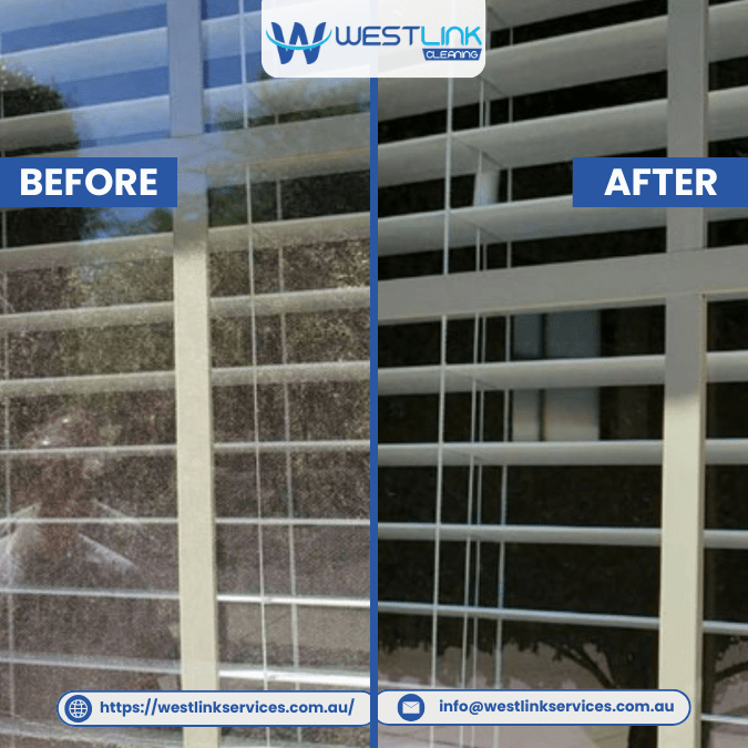 Indoor Glass Clarity Improved Before and After