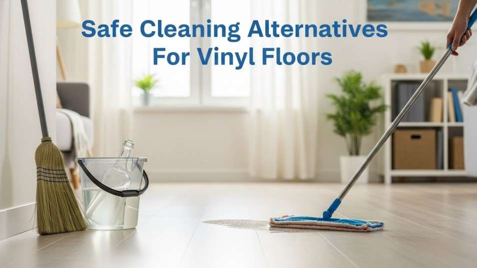 Safe cleaning methods for vinyl floors without steam mops