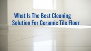 Sparkling clean porcelain tile floor in a modern home interior.