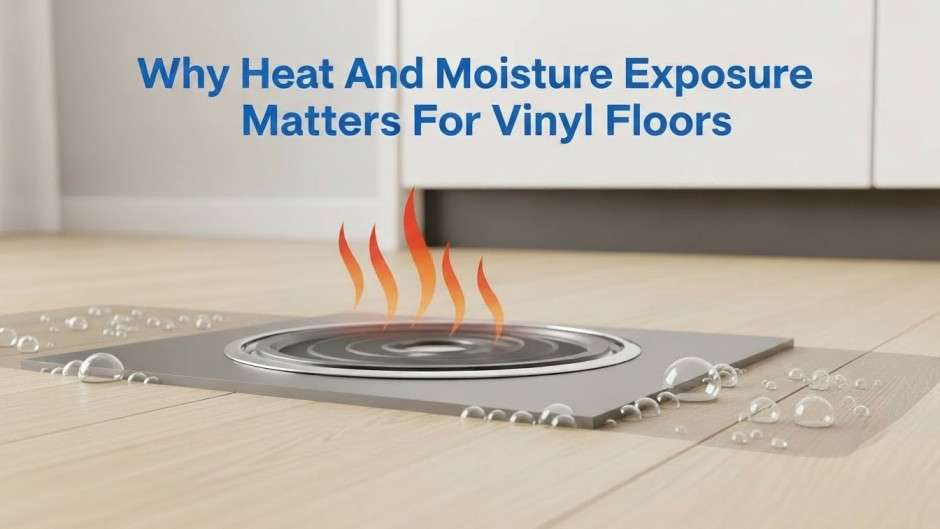 Vinyl floor warping due to heat and moisture