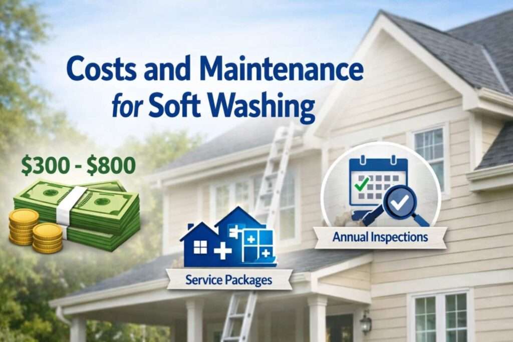 Costs and Maintenance for Soft Washing