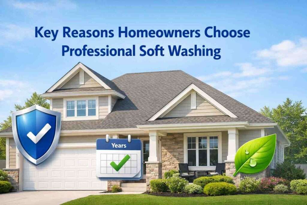 Key Reasons Homeowners Choose Professional Soft Washing