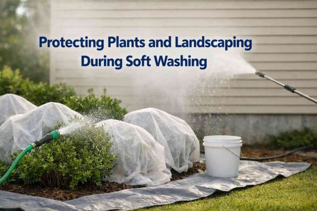 Protecting Plants and Landscaping During Soft Washing