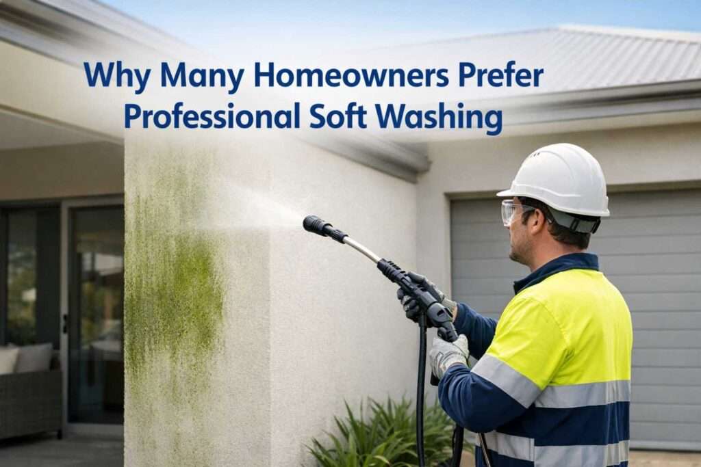 Why Many Homeowners Prefer Professional Soft Washing