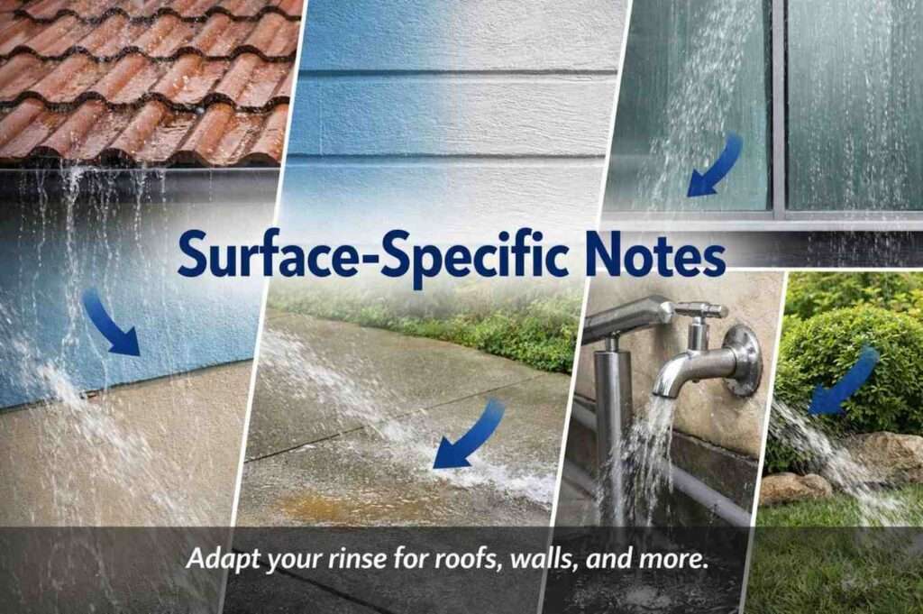 Surface-specific notes
