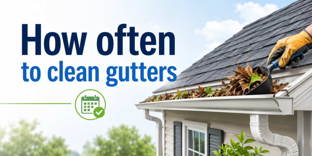 how often to clean gutters