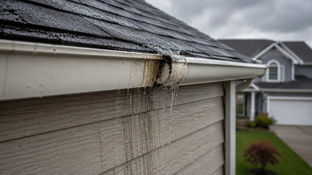 Debris Around Gutter Guards