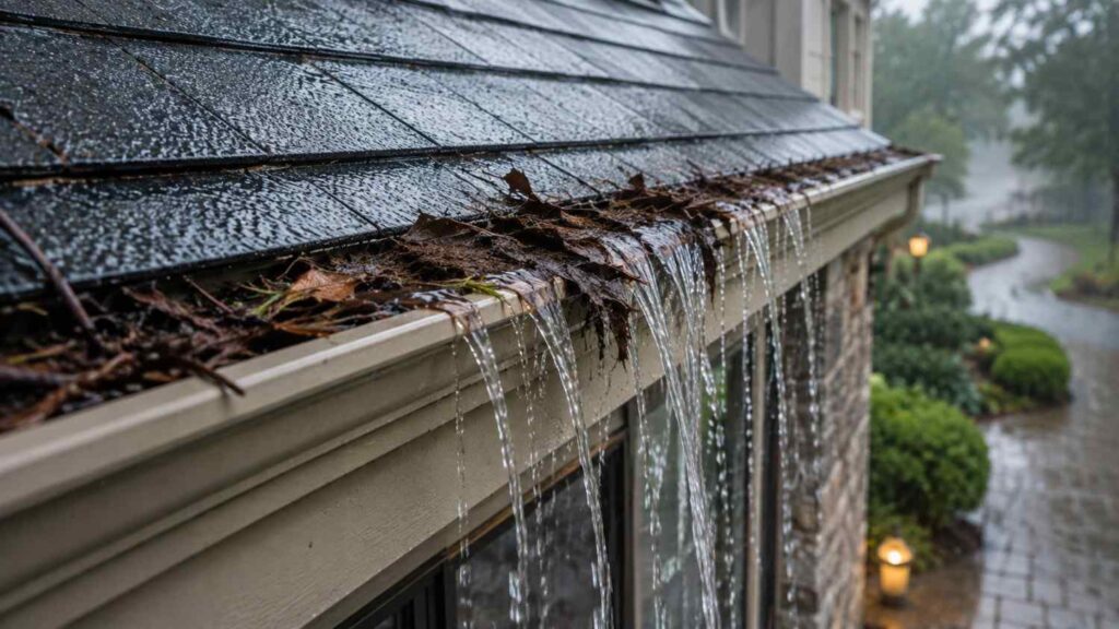 Leaves, Roof Grit and Sludge