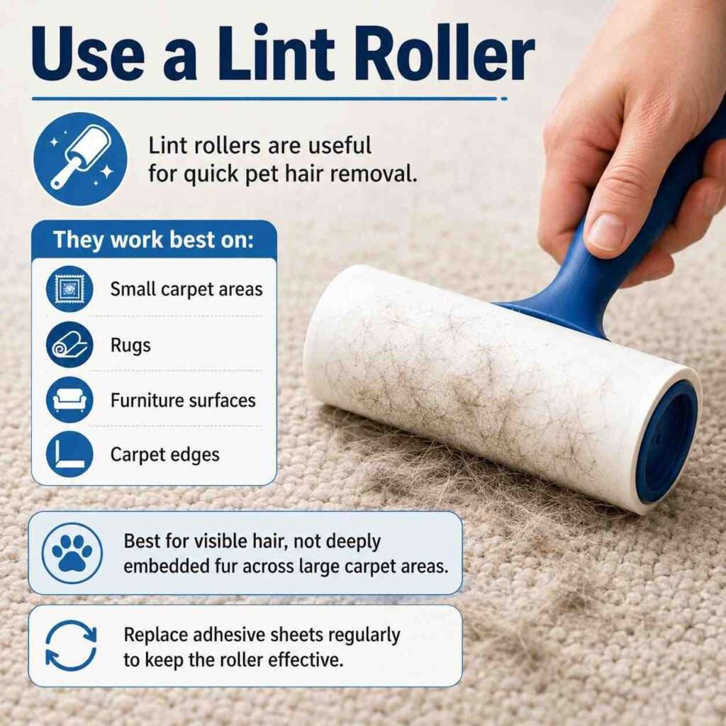 use a lint roller