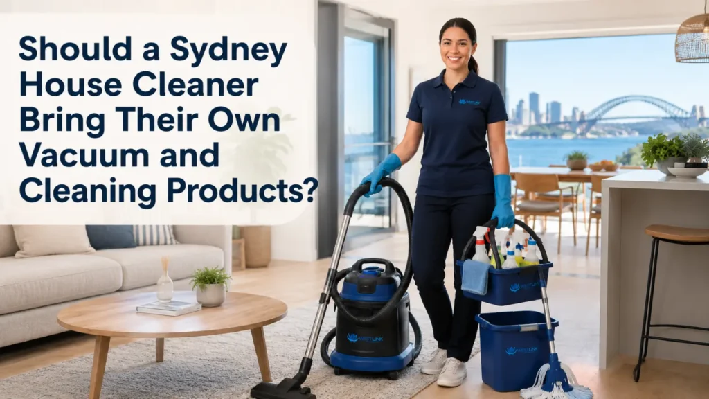 do house cleaners bring their own supplies