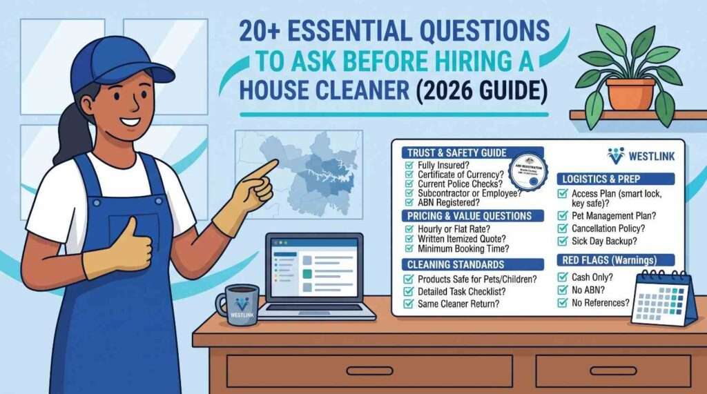 20+ Essential Questions to Ask Before Hiring a House Cleaner