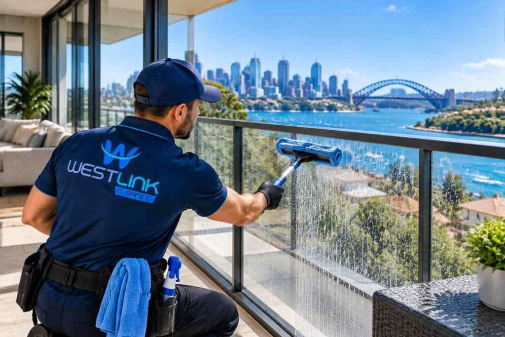 Balcony Glass and Apartment Window Marks