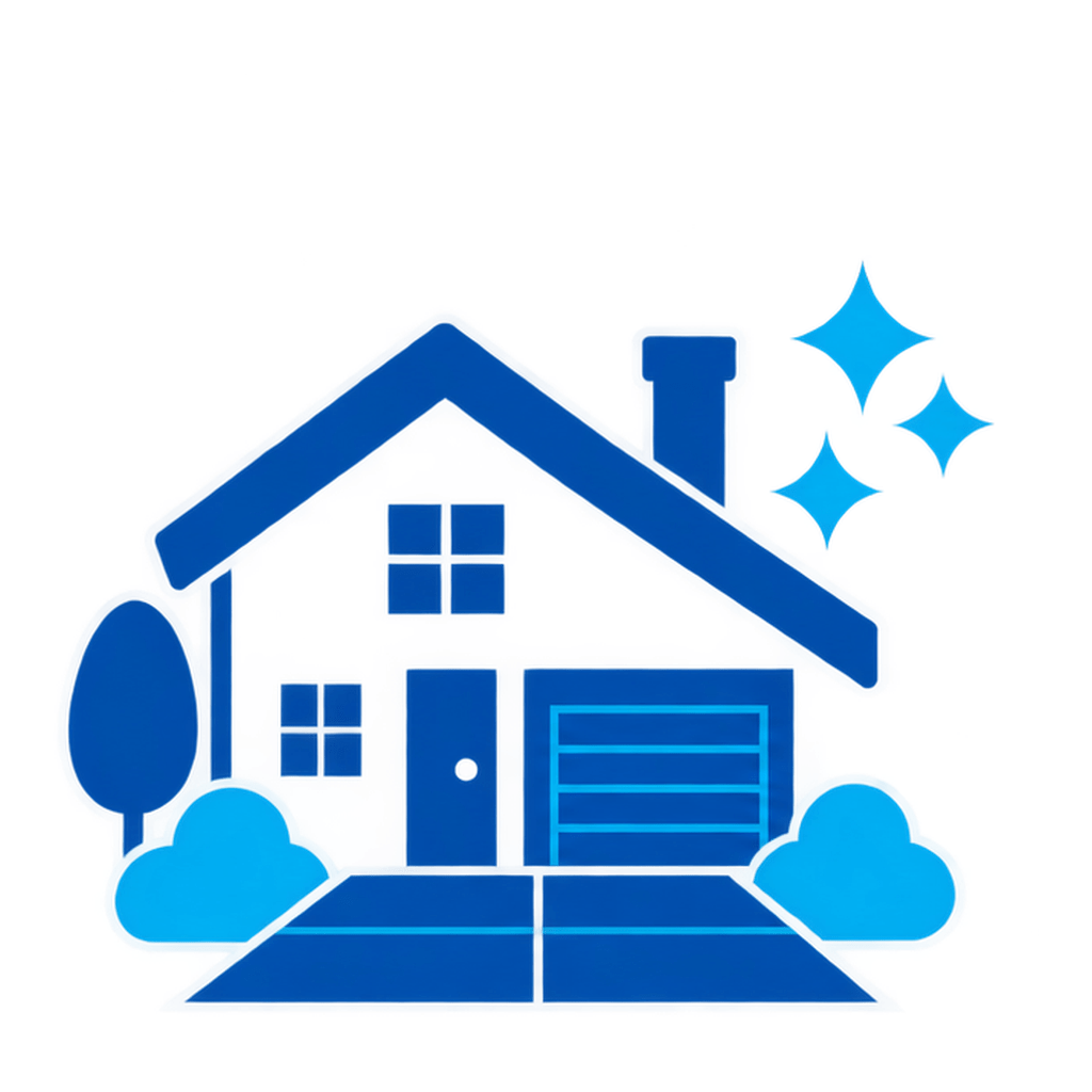 Detached houses icon no title