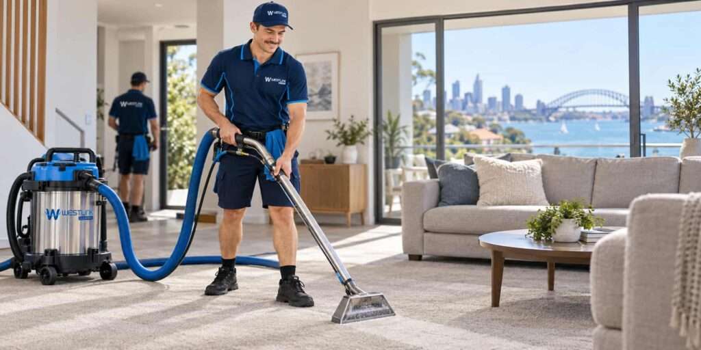 Dry carpet cleaning