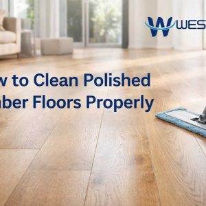 How to clean polished timber floors properly in a modern home with a microfiber mop