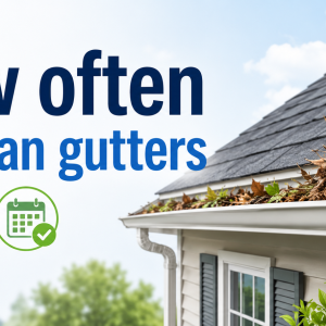 how often to clean gutters