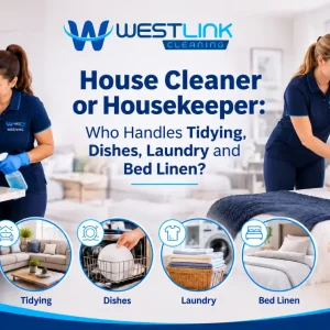 House Cleaner or Housekeeper: Who Handles Tidying, Dishes, Laundry and Bed Linen