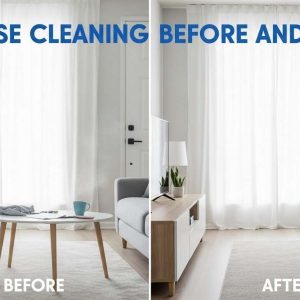 House Cleaning Before and After