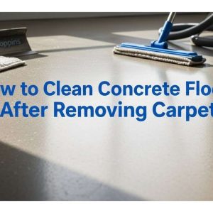 How to Clean Concrete Floors After Removing Carpet