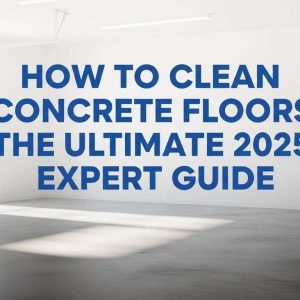 How to Clean Concrete Floors: The Ultimate 2025 Expert Guide
