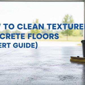 How to Clean Textured Concrete Floor? (Expert Guide)