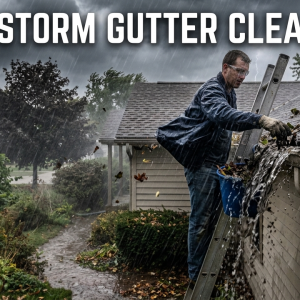 Pre-Storm Gutter Cleaning