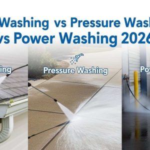 Soft Washing vs Pressure Washing vs Power Washing 2026