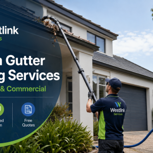 Vacuum gutter cleaning