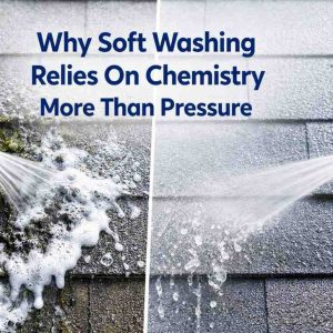 Why Soft Washing Relies On Chemistry More Than Pressure