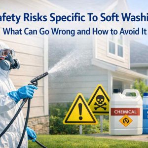 Safety Risks Specific To Soft Washing: What Can Go Wrong and How to Avoid It